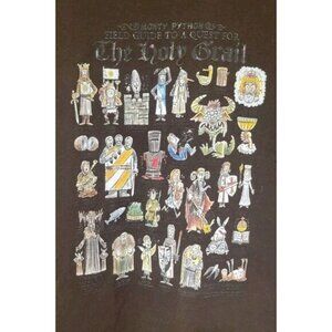 Classic Monty Python Field Guide Quest Holy Grail 2XL